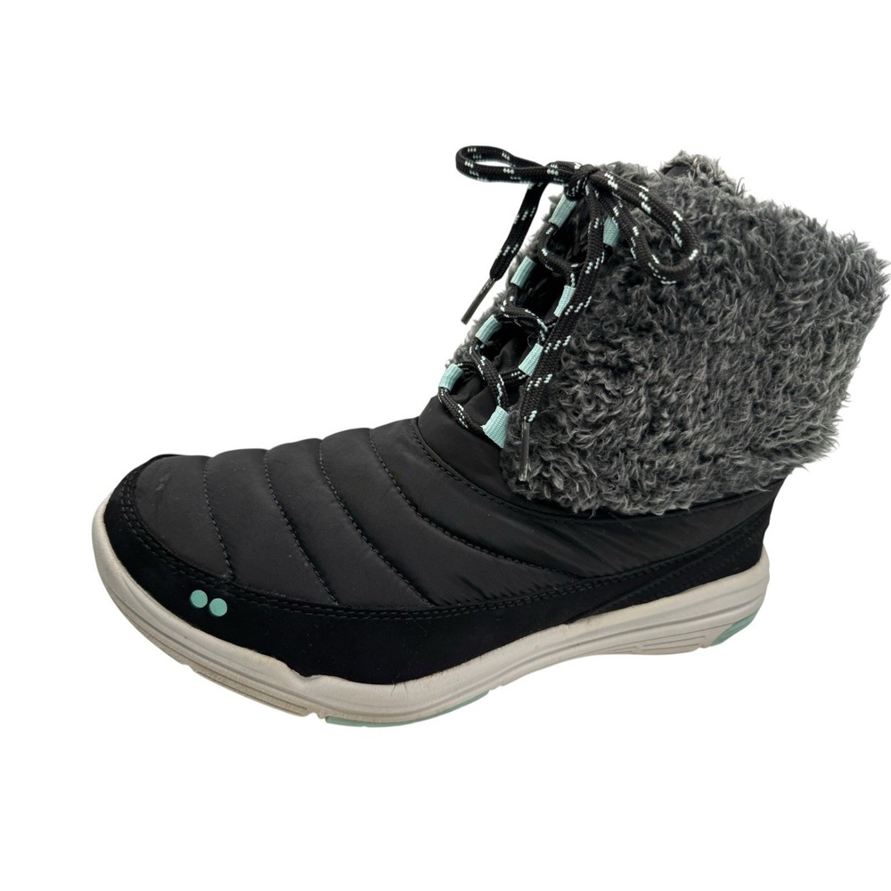 Ryka Women's Winter Boots Size 8 Black Insulated Lace Up Outdoor Comfort‎ Boots - Picture 9 of 16